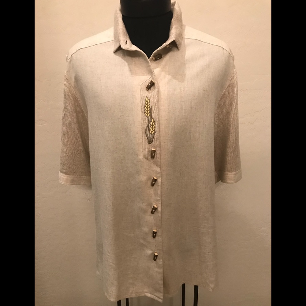 NEW Beige TRACHENMODEN SZ14 Alpentraum SHIRT